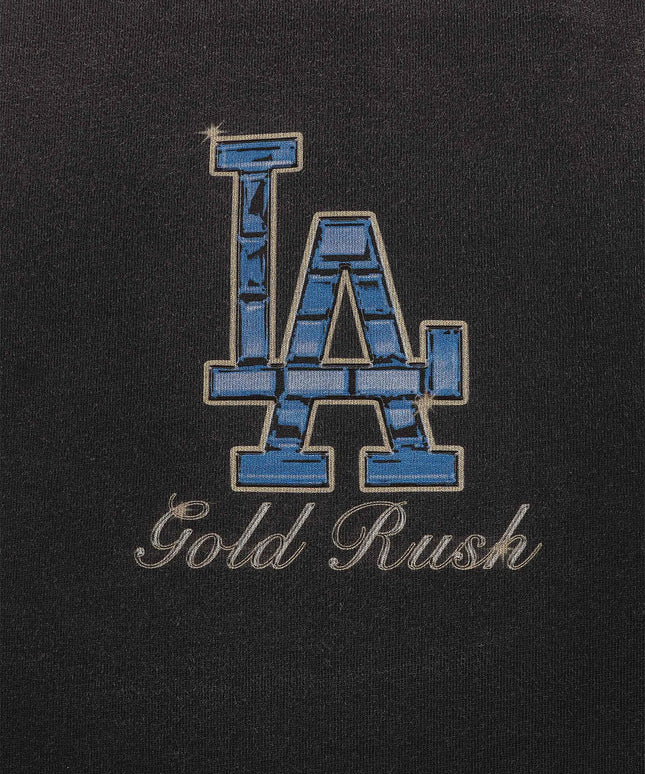 Stargazing LA Dodgers Gold Rush Tee - Washed Black