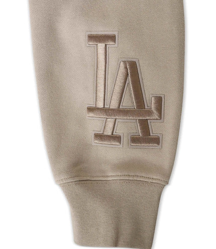 Pro Standard LA Dodgers Wingspan Drop Shoulder Crewneck - Taupe