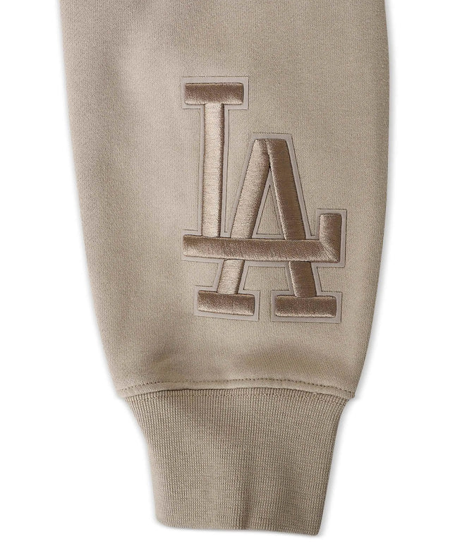 Pro Standard LA Dodgers Wingspan Drop Shoulder Crewneck - Taupe