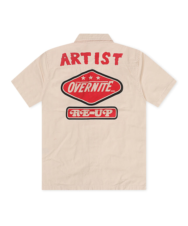 Jordan Craig The Re-up Mechanic Shirt - Bone