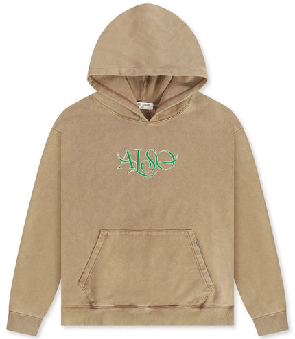 ALMOST SOMEDAY FLOURISH HOODIE - KHAKI ALMOST SOMEDAY