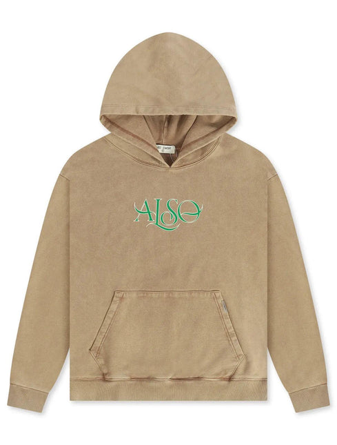 ALMOST SOMEDAY FLOURISH HOODIE - KHAKI ALMOST SOMEDAY