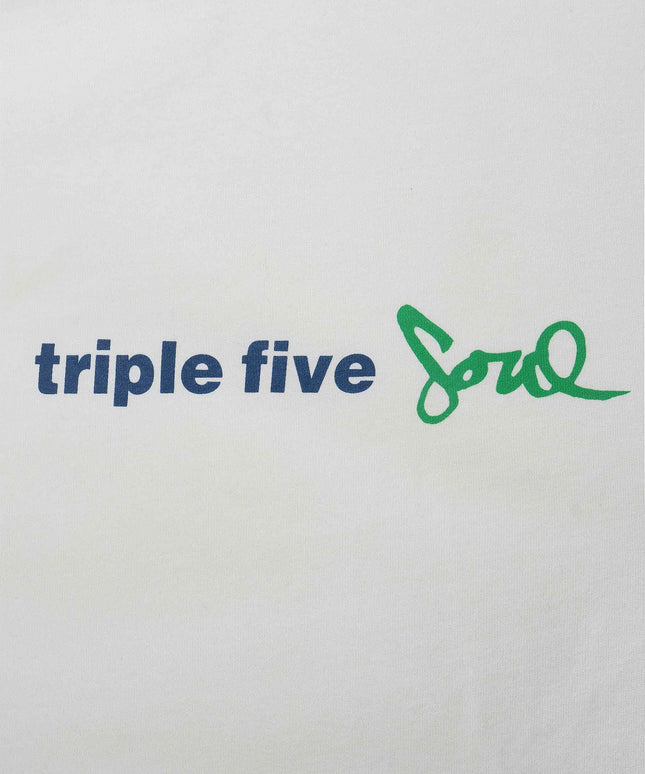 Triple 5 Mens Spray Logo Crewneck - Off White