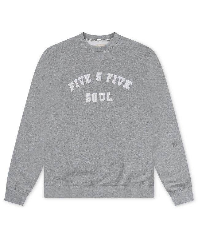 Triple 5 Mens Essex Crewneck - Heather Grey
