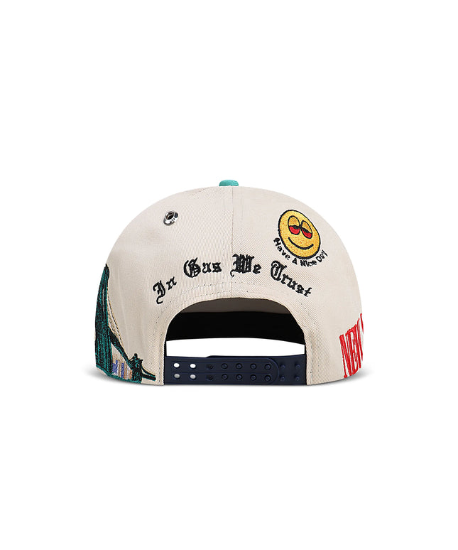 GasNYC Rotten Apple Hat - Cream/Navy