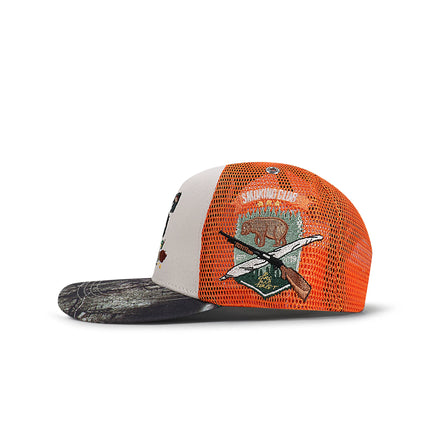 GasNYC Gas Season Trucker Hat -Cream/Orange