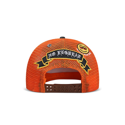 GasNYC Gas Season Trucker Hat -Cream/Orange