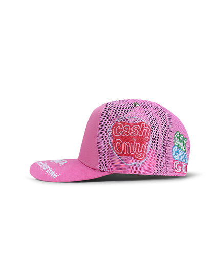 GasNYC 24/7 Trucker Hat - Pink