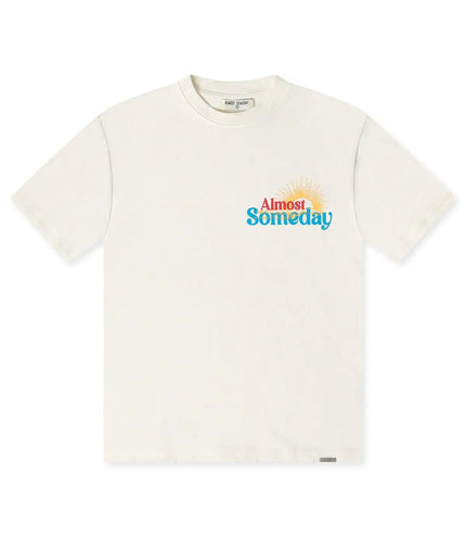 ALMOST SOMEDAY EXPLORER TEE - CREAM ALMOST SOMEDAY