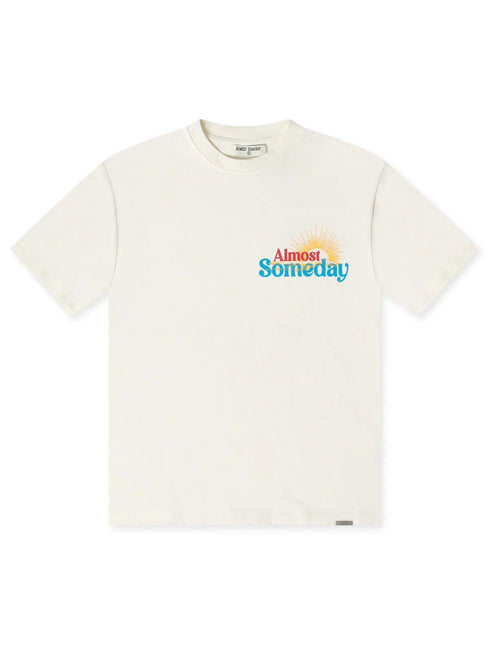 ALMOST SOMEDAY EXPLORER TEE - CREAM ALMOST SOMEDAY