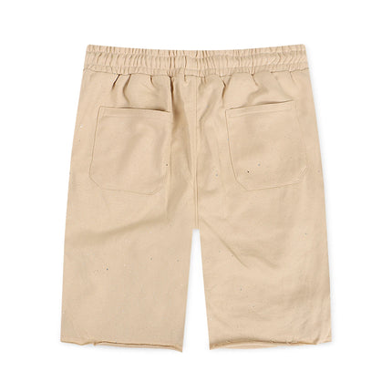 Bkys Rhinestone Shorts - Beige