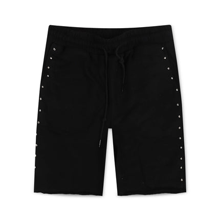 Bkys Rhinestone Shorts - Black Clear