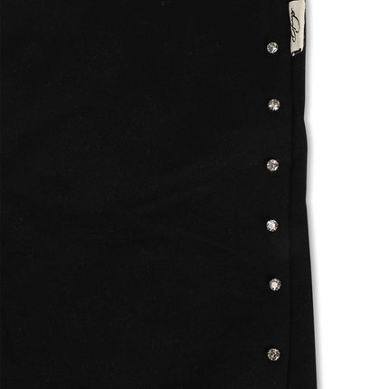 Bkys Rhinestone Shorts - Black Clear