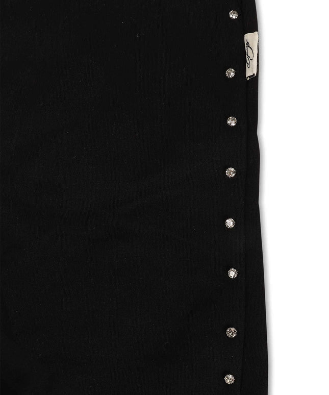 Bkys Rhinestone Shorts - Black Clear