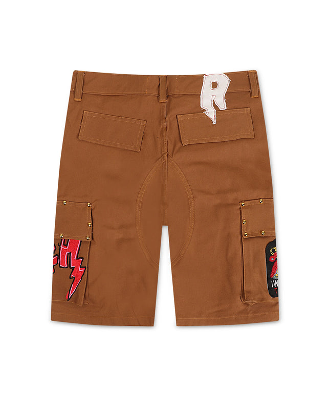 Ricchezza CHEZZA Khaki cargo short - Khaki