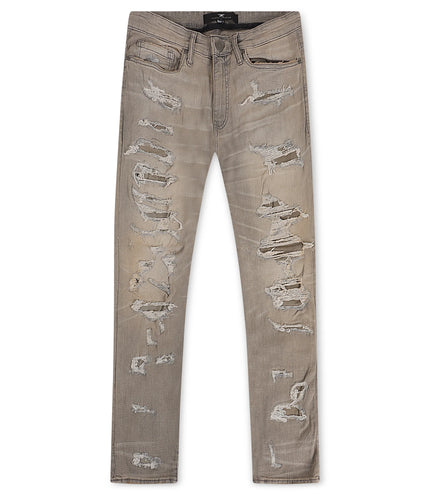 Jordan Craig Mens Vintage Washes Skinny Taper Jeans  - Limestone