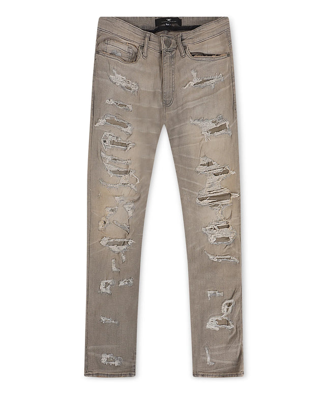 Jordan Craig Mens Vintage Washes Skinny Taper Jeans  - Limestone