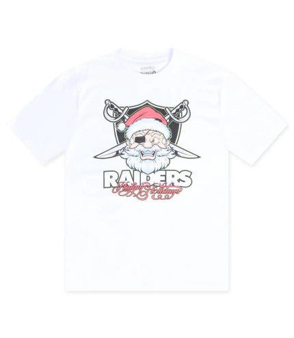 RETRO KINGS RAIDERS SANTA TEE - WHITE RETROKINGS