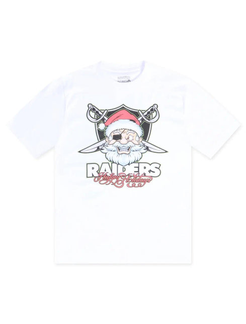 RETRO KINGS RAIDERS SANTA TEE - WHITE RETROKINGS