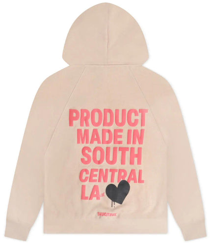 THUG IT OUT MADE IN SOUTH CENTRAL HOODIE - TAN THUG IT OUT