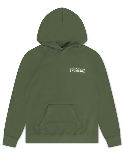 THUG IT OUT MADE IN SOUTH CENTRAL HOODIE - OLIVE