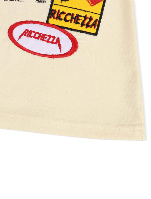 Ricchezza Patch Tee - Cream