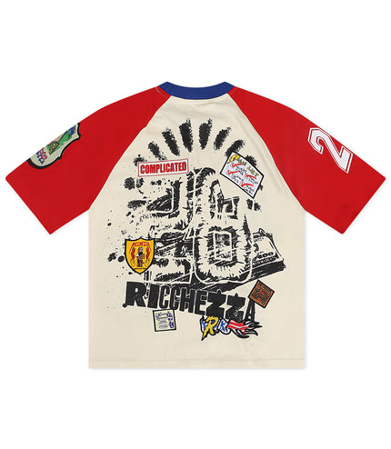 Ricchezza Patch Tee - Cream