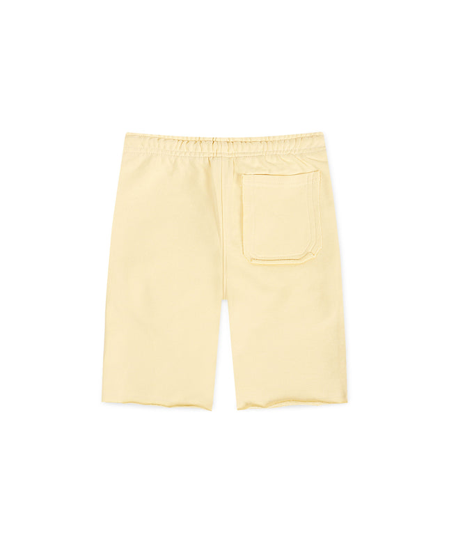 Elite Denim Kids Capitalize Fleece Shorts - Yellow