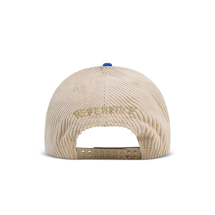 Reference Mens Paradise LA Corduroy Hat - Cream/Blue/Yellow