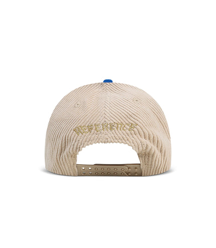 Reference Mens Paradise LA Corduroy Hat - Cream/Blue/Yellow