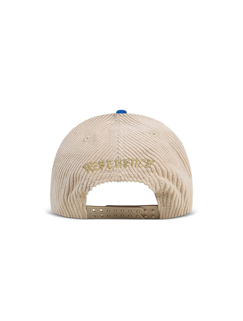 Reference Mens Paradise LA Corduroy Hat - Cream/Blue/Yellow