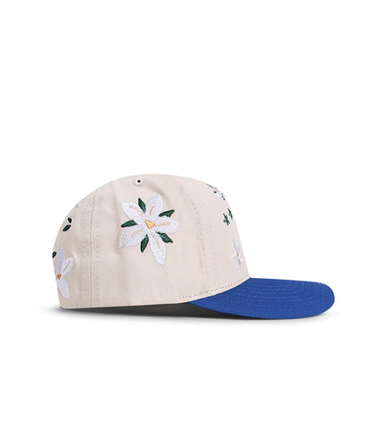 Reference Mens Paradise LA Floral Hat - Cream/Blue