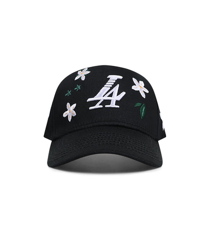 Reference Mens Paradise LA Floral Hat - Black
