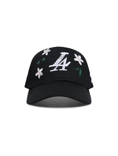 Reference Mens Paradise LA Floral Hat - Black