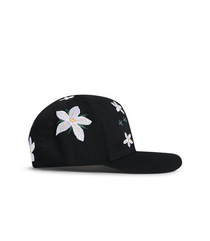 Reference Mens Paradise LA Floral Hat - Black