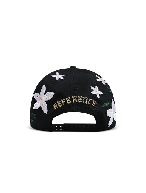 Reference Mens Paradise LA Floral Hat - Black