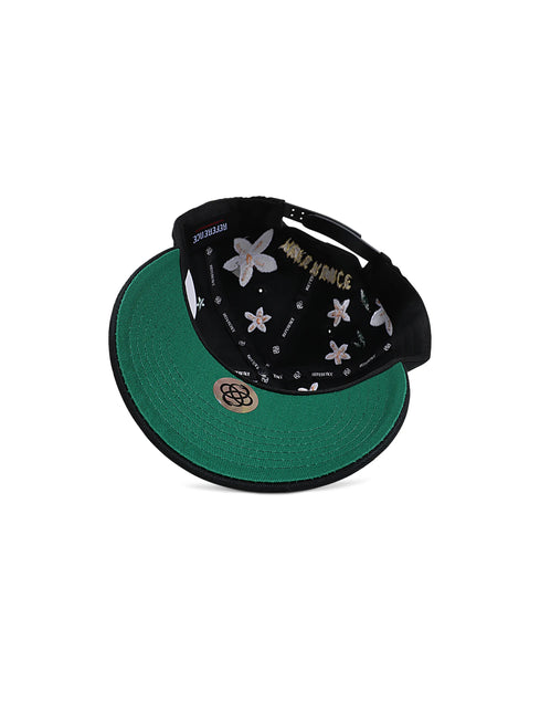 Reference Mens Paradise LA Floral Hat - Black
