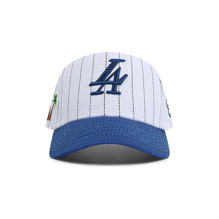 Reference Mens Paradise LA Pinstripe Hat - White/Blue