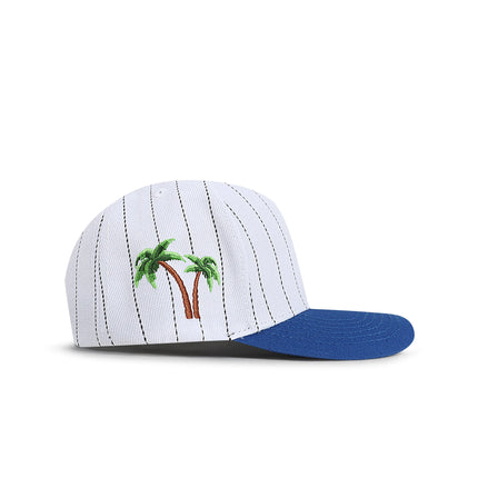 Reference Mens Paradise LA Pinstripe Hat - White/Blue