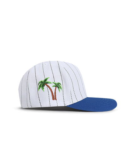Reference Mens Paradise LA Pinstripe Hat - White/Blue