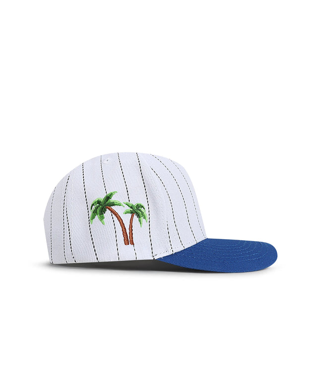 Reference Mens Paradise LA Pinstripe Hat - White/Blue