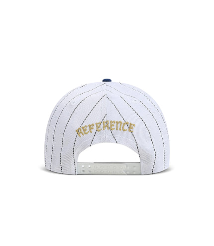 Reference Mens Paradise LA Pinstripe Hat - White/Blue