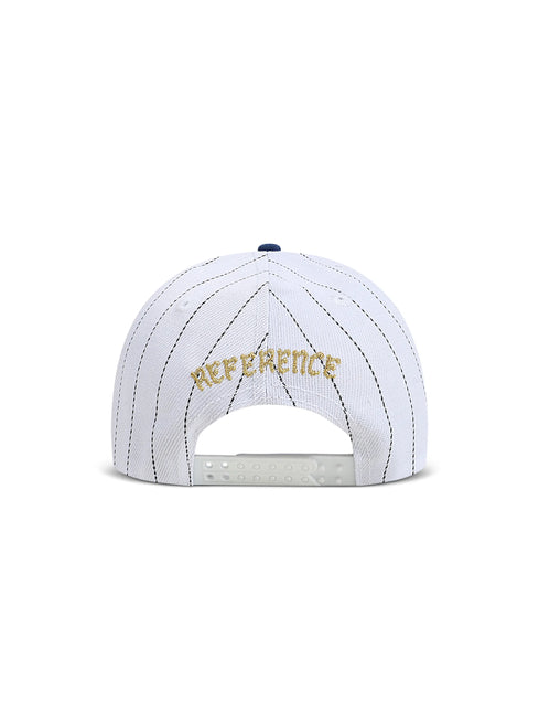 Reference Mens Paradise LA Pinstripe Hat - White/Blue