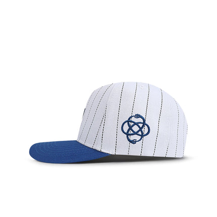 Reference Mens Paradise LA Pinstripe Hat - White/Blue