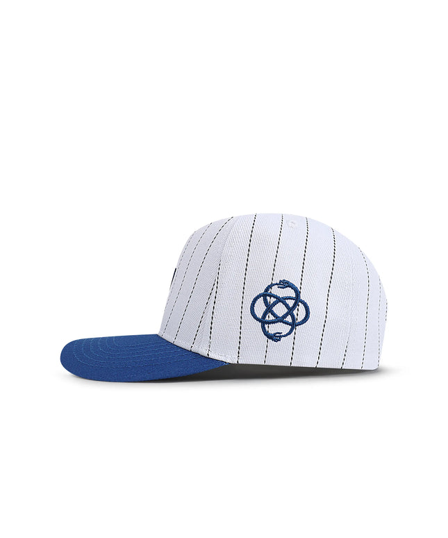 Reference Mens Paradise LA Pinstripe Hat - White/Blue