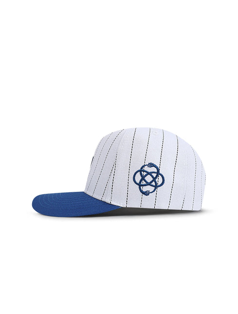 Reference Mens Paradise LA Pinstripe Hat - White/Blue