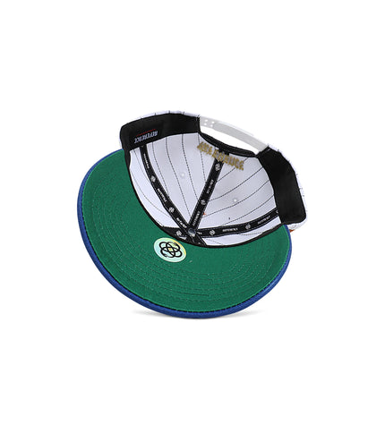 Reference Mens Paradise LA Pinstripe Hat - White/Blue