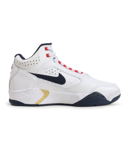 Nike Mens Air Flight Lite Mid - White