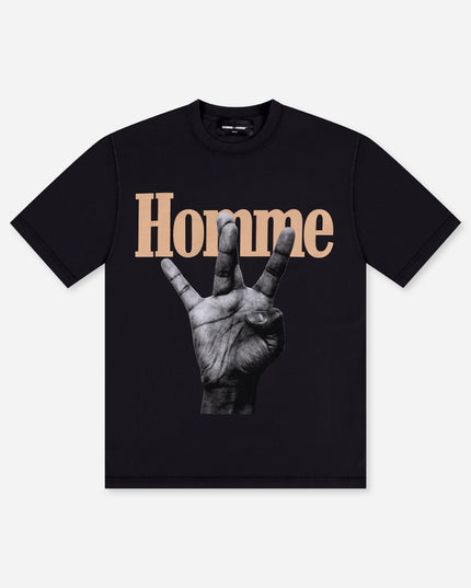 HOMME FEMME TWISTED FINGERS TEE