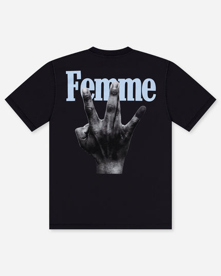 HOMME FEMME TWISTED FINGERS TEE